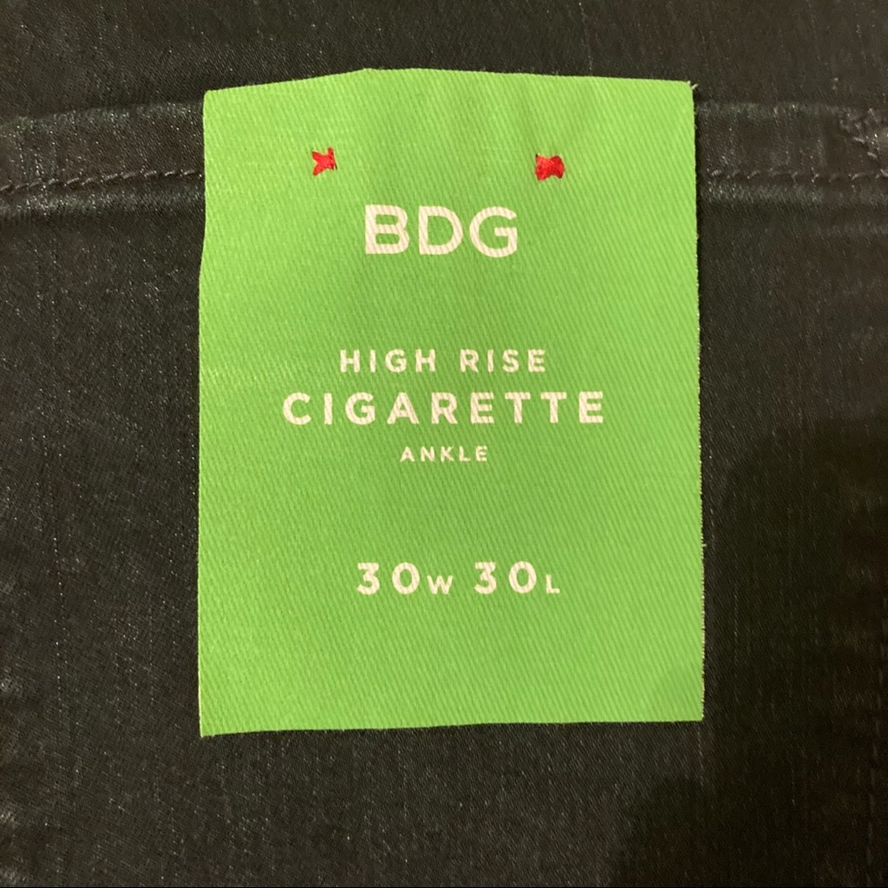 BDG Pearl High Rise Cigarette Ankle Jeans Size 30 - Picture 5 of 10